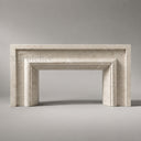 Limestone hearth in Moonlight Beige Limestone - Image 2