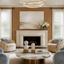 Limestone hearth in Moonlight Beige Limestone - Image 1
