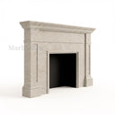 Limestone fire surround in Moonlight Beige Limestone - Image 5
