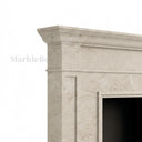 Limestone fire surround in Moonlight Beige Limestone - Image 7