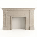 Limestone fire surround in Moonlight Beige Limestone - Image 4