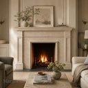 Limestone fire surround in Moonlight Beige Limestone - Image 3