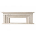 Natural limestone fireplace in Moonlight Beige Limestone - Image 5
