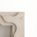 Contemporary limestone fireplace in Moonlight Beige Limestone - Image 6
