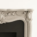 Carved limestone fireplace in Moonlight Beige Limestone - Image 6