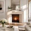 Fireplace limestone hearth in Moonlight Beige Limestone - Image 1