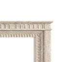 Limestone electric fireplace in Moonlight Beige Limestone - Image 6