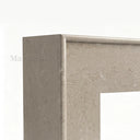 Modern limestone fireplace in Moonlight Beige Limestone - Image 7