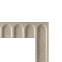 Modern limestone fireplace in Moonlight Beige Limestone - Image 5
