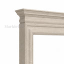 Limestone fireplace surround in Moonlight Beige Limestone - Image 6