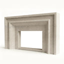 Limestone fireplace for sale in Moonlight Beige Limestone - Image 3