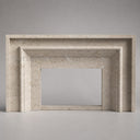 Limestone fireplace for sale in Moonlight Beige Limestone - Image 2