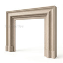 Cream Marble fireplace in Crema Marfil Premium - Image 4