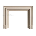 Cream Marble fireplace in Crema Marfil Premium - Image 3
