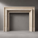 Cream Marble fireplace in Crema Marfil Premium - Image 2