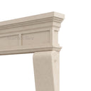Ivory Marble fireplace in Crema Marfil Premium - Image 5