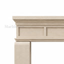 Ivory Marble fireplace in Crema Marfil Premium - Image 6