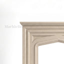 Ivory Marfil Marble fireplace in Crema Marfil Premium - Image 6