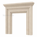 Ivory Beige Marble fireplace in Crema Marfil Premium - Image 3