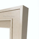 Modern Marble fireplace for sale in Crema Marfil Premium - Image 7