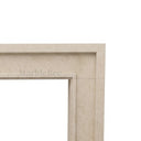 Marble fireplace for sale in Crema Marfil Premium - Image 5
