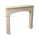 Marble fireplace Customization in Crema Marfil Premium - Image 4