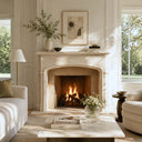 Marble fireplace Customization in Crema Marfil Premium - Image 3