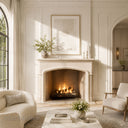 Marble fireplace Customization in Crema Marfil Premium - Image 1