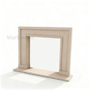 Marble fireplace surround in Crema Marfil Premium - Image 3