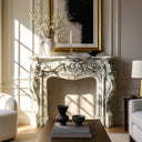 Marble Fireplace Surround 59" Tall