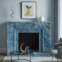 Blue Marble Fireplace Modern Design 47.24" Tall