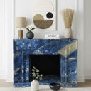 Blue Marble Fireplace Surround 47.24" Tall