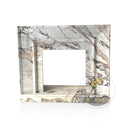 Marble Fireplace Surround Italian Valgri White 47.24" Tall