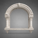 Window Casing and Trim in White Marble - Image 1