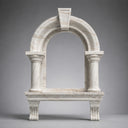 Window Casing Moulding in White Marble - Image 1