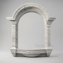 Window Casing Moulding in White Marble - Image 1