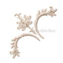 marble floral appliqué in Royal Batticino - Image 3