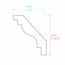 marble crown moulding in Crema Marfil Premium - Image 4