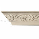 marble crown moulding in Pearl Linen limestone - Image 1