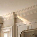 marble crown moulding in Pearl Linen limestone - Image 4