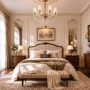 marble crown moulding in Pearl Linen limestone - Image 2