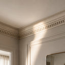marble crown moulding in Pearl Linen limestone - Image 3