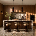 marble cornice in Pearl Linen limestone - Image 2