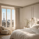 marble crown moulding in Pearl Linen limestone - Image 2