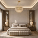 marble crown moulding in Pearl Linen limestone - Image 2