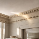 marble cornice in Pearl Linen limestone - Image 2