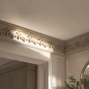 stone crown moulding in Pearl Linen limestone - Image 4
