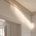 marble crown moulding in Pearl Linen limestone - Image 5