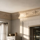 stone crown moulding in Crema Marfil Premium - Image 5