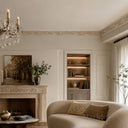 stone crown moulding in Crema Marfil Premium - Image 2
